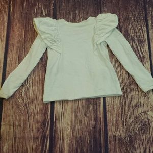Nikolia white girls top / pullover size 6-7 NWOT